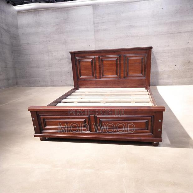 Heritage Panel Solid Wood 6ft by 6ft Bed Frame