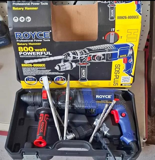Professional Royce Electric Rotary Hammer 800w