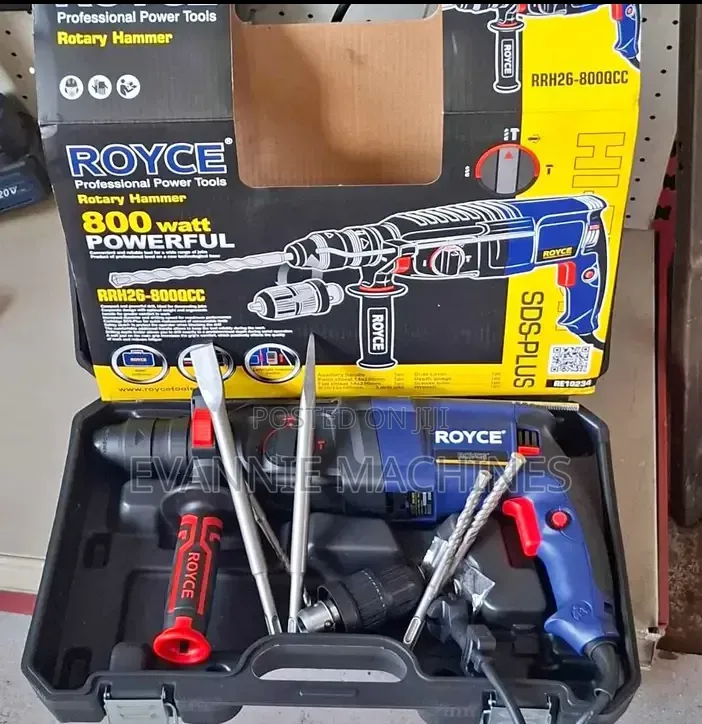 Professional Royce Electric Rotary Hammer 800w