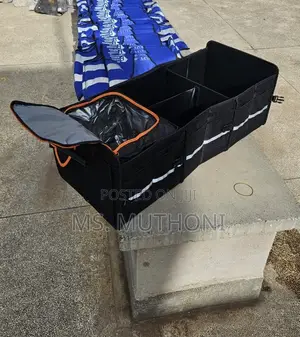 Heavy-Duty Car Trunk Organizer With Detachable, Insulated Cooler Bag
