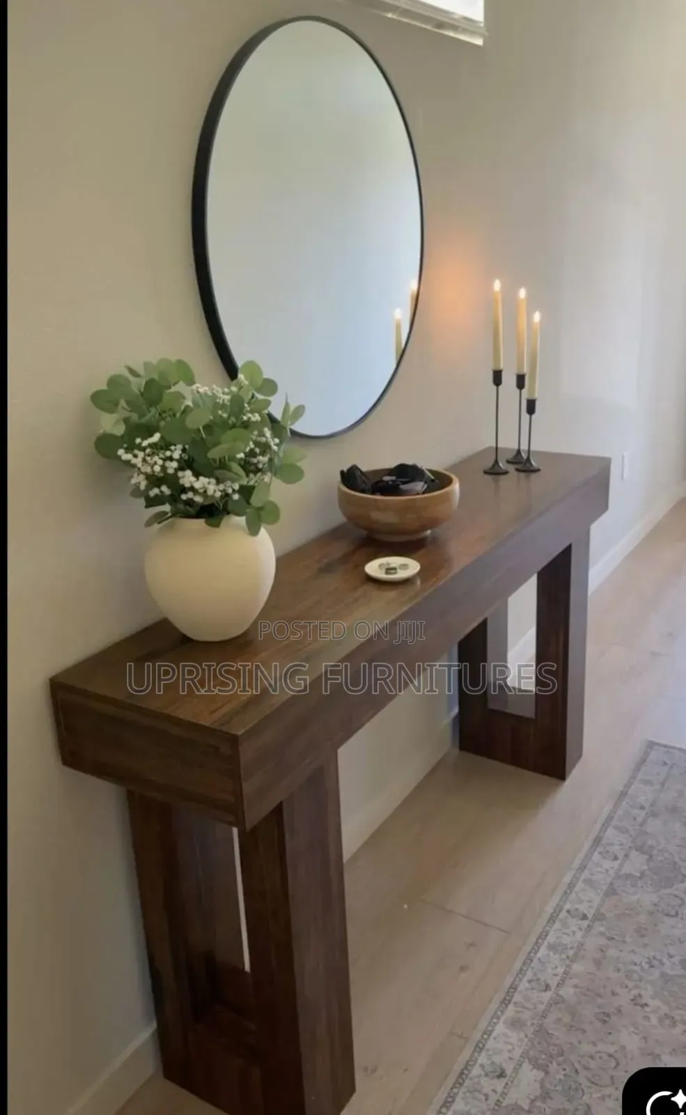 Console Table With Mirror