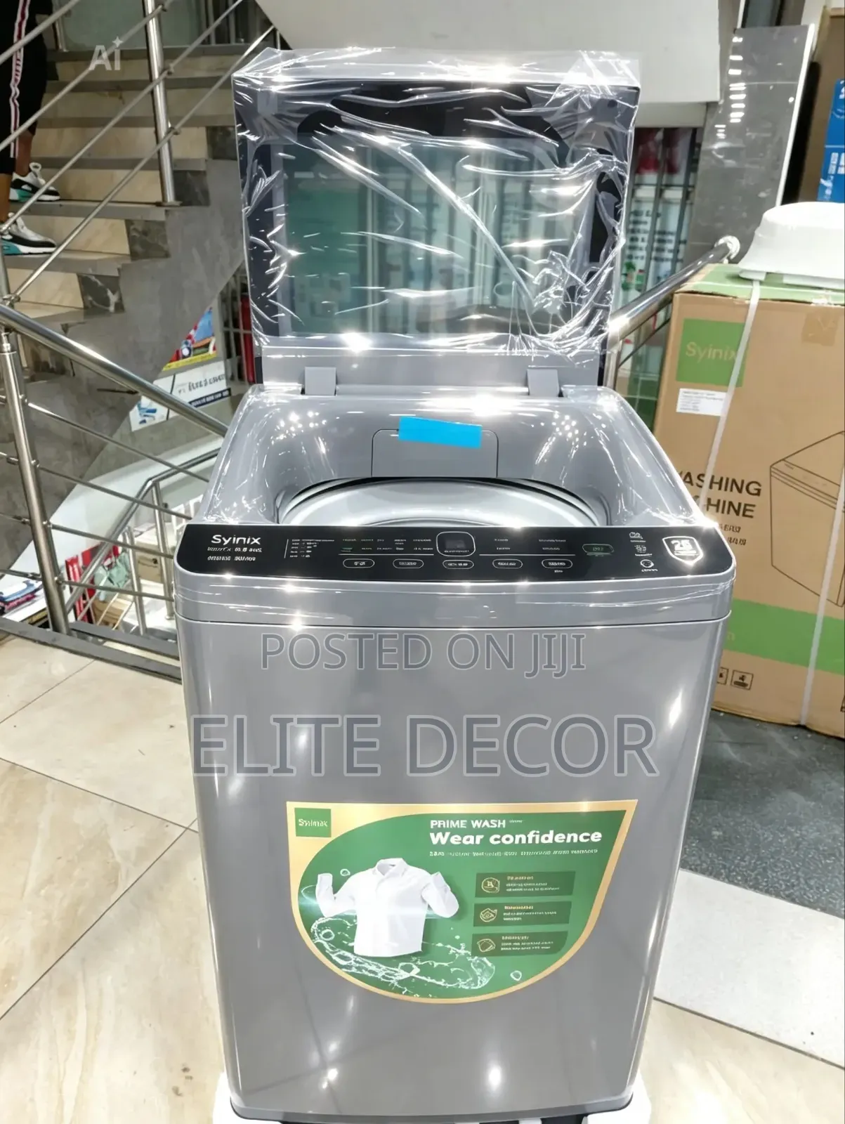 Syinix 8kg Top Load Fully Automatic Washing Machine