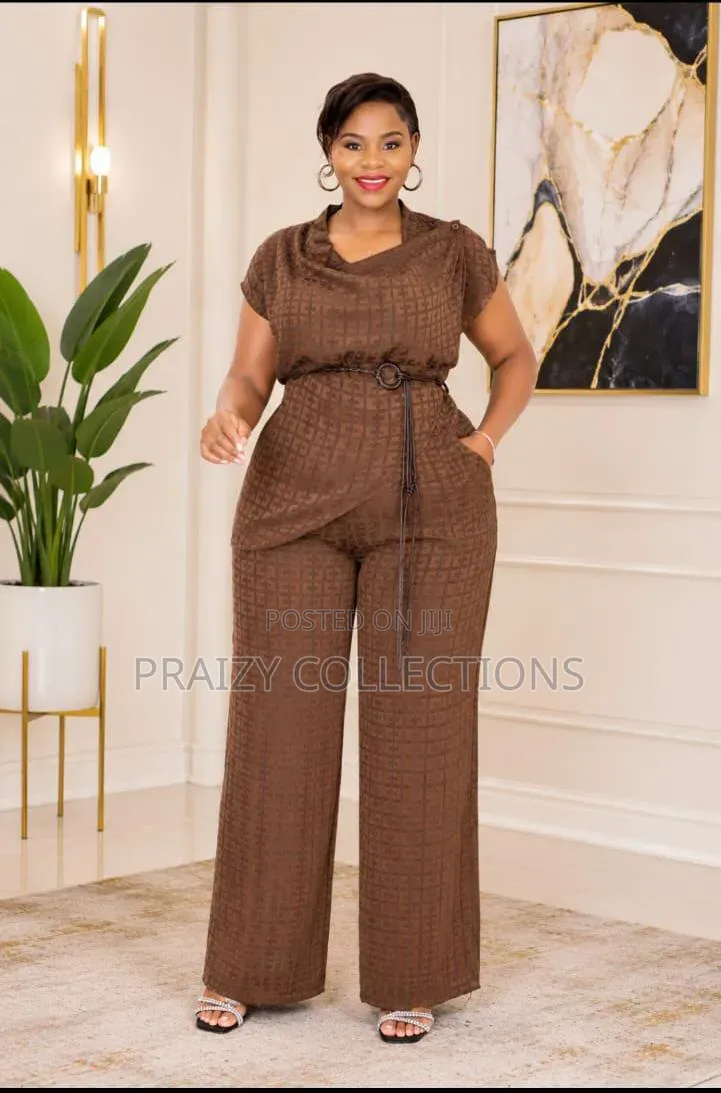 Two Piece Heavy Chiffon Ladies' Set