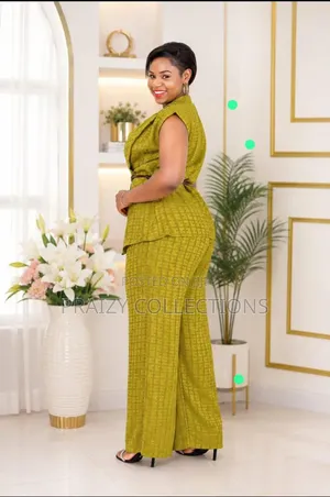 Two Piece Heavy Chiffon Ladies' Set