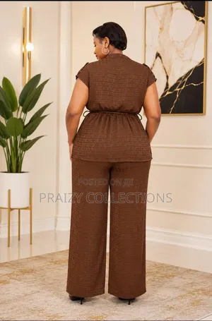 Two Piece Heavy Chiffon Ladies' Set