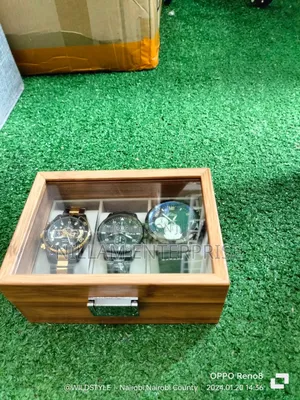 3 Slots Bamboo Watch Box
