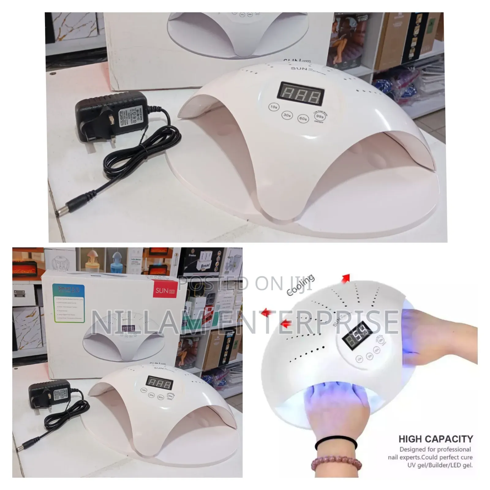 2-in-1 Professional New Sun Smart Uv/Led Nail Lamp