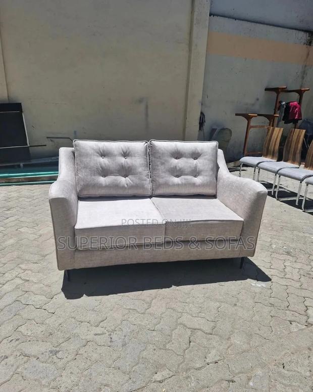 2 Seater Grey Loveseat Sofa: Payment on Delivery - thumbnail 3