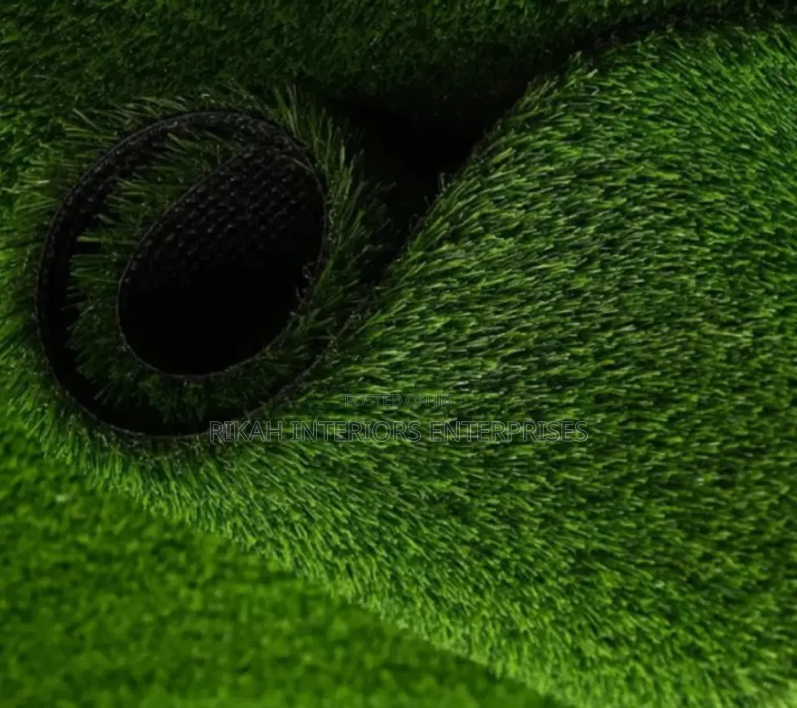 Double Backing Artificial Grass Carpets Environmental Friendly Justin
