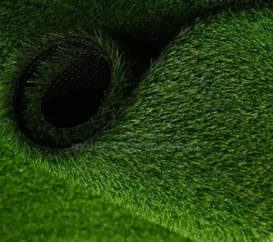 Double Backing Artificial Grass Carpets Environmental Friendly Justin