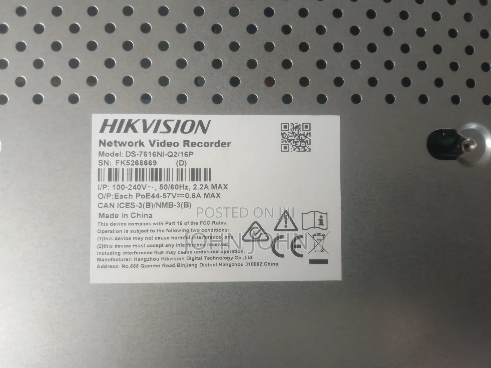 Hikvision NVR