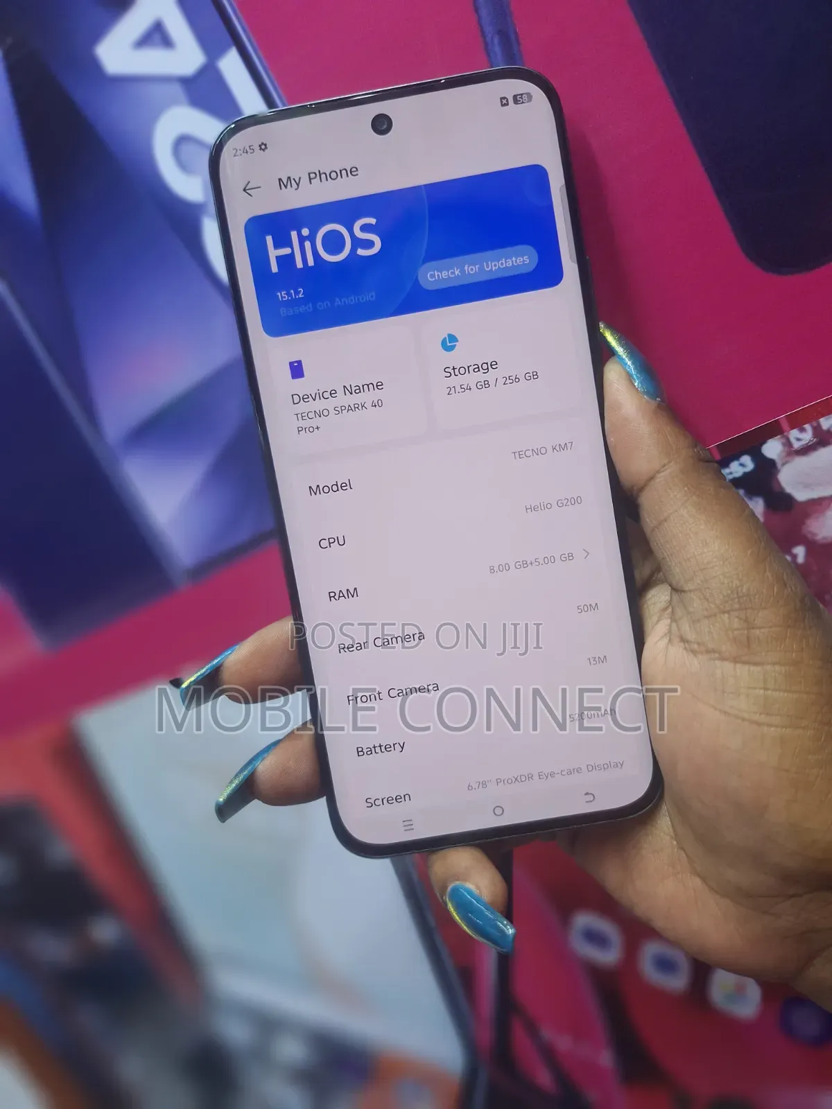 Tecno Spark 40 Pro+ 256 GB Black