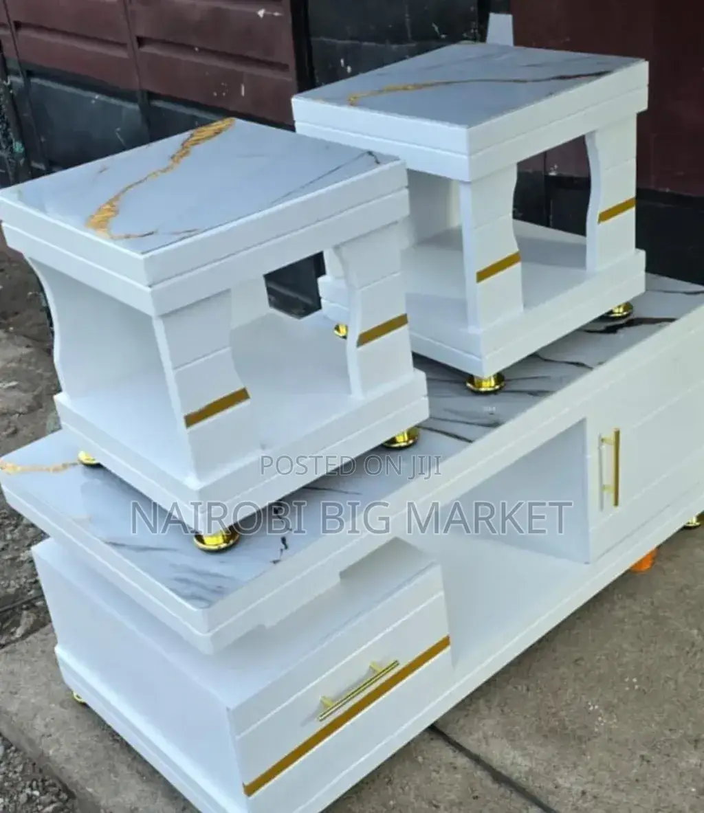 Coffee Table With Stools