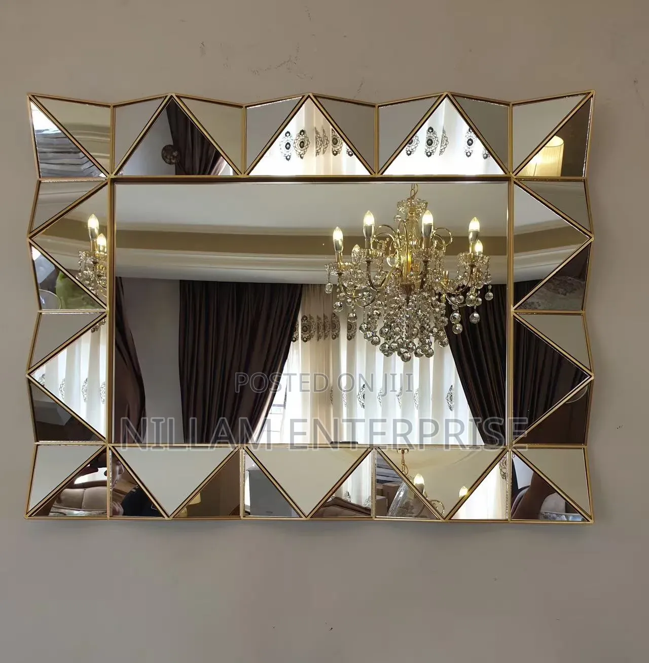  *Luxury Designer Panel Decorative Wall Mirror