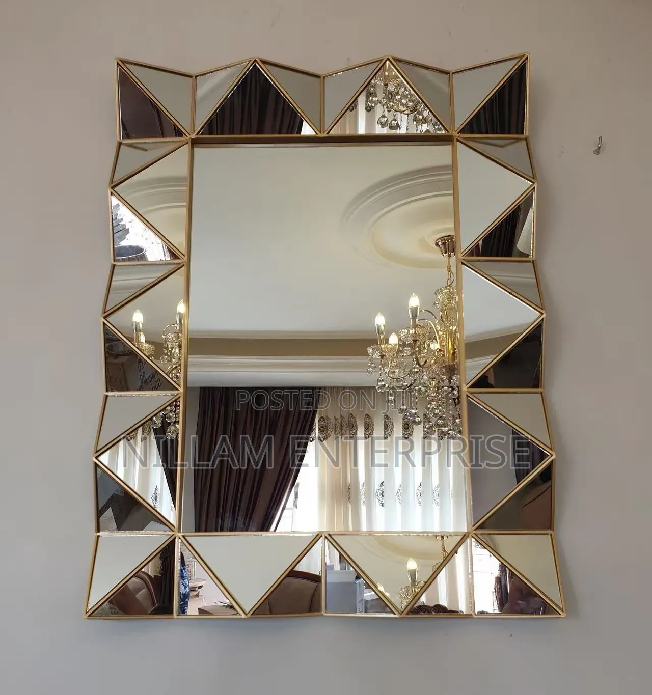  *Luxury Designer Panel Decorative Wall Mirror