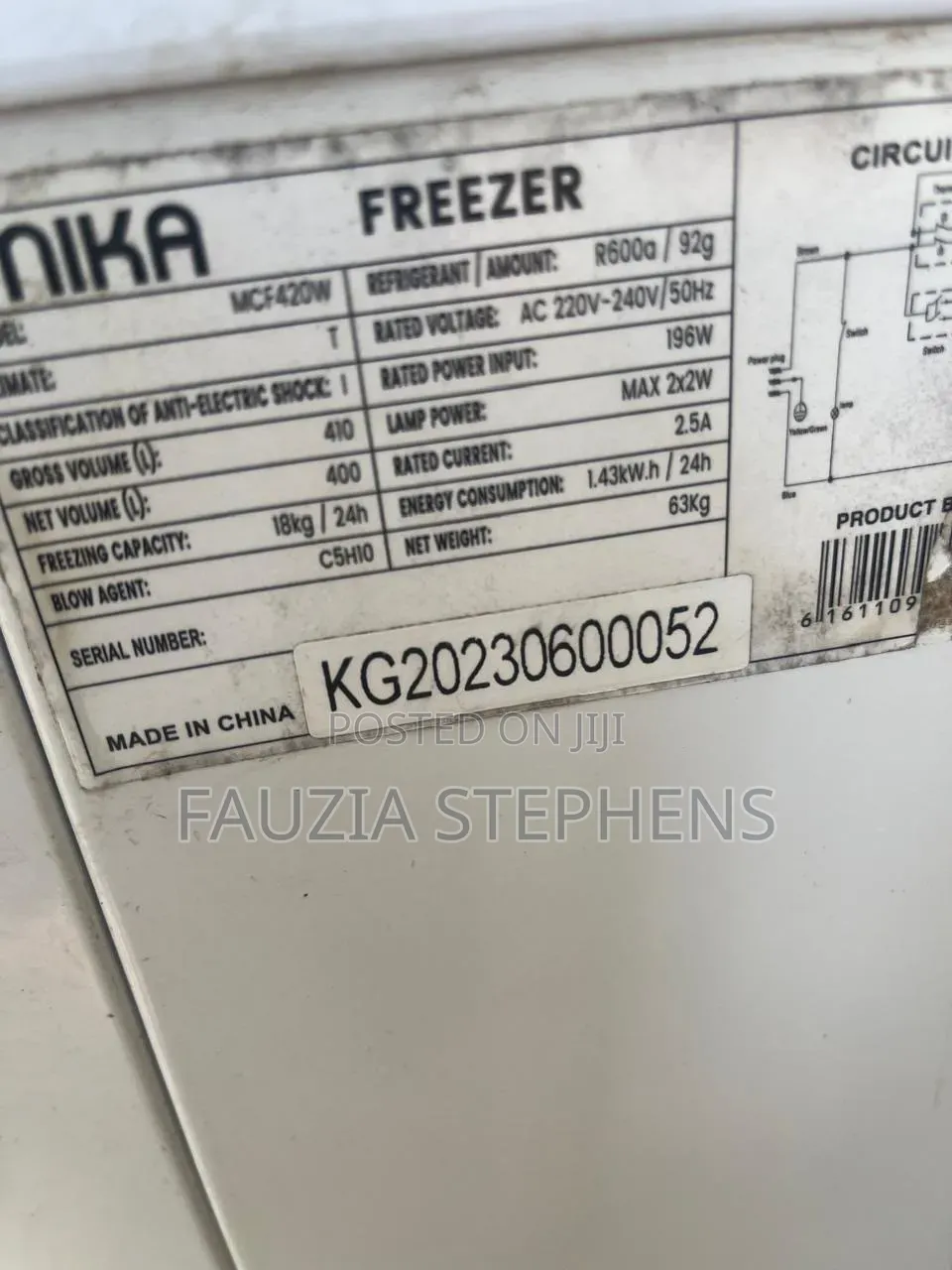 2 in 1 Fridge-Freezer Chest