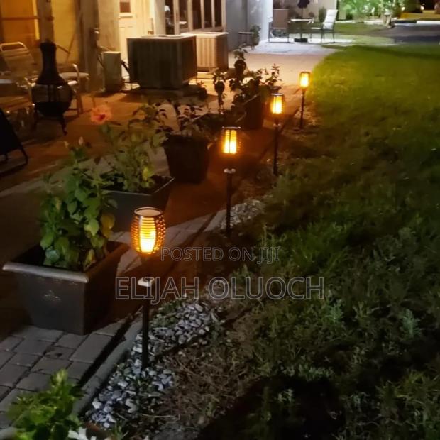 *6pcs Mini Led Solar Flame Flickering Lights* Waterproof Outdoor - thumbnail 4