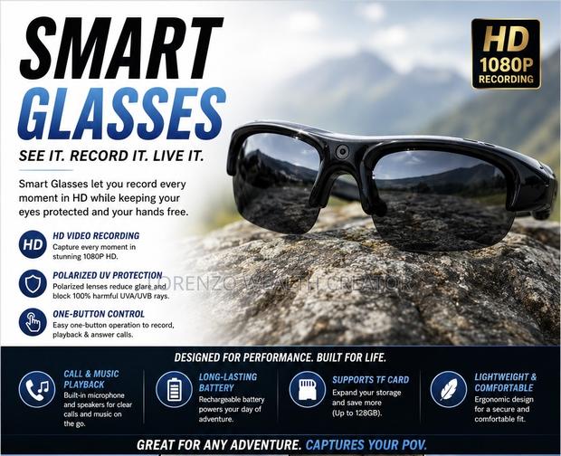 Smart Glasses That Records in Hd
