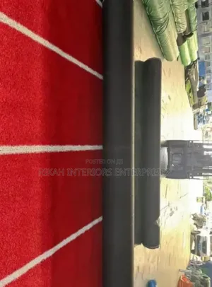 Red Grass Carpets Red Artificial Grass Carpets Environmental Friendly