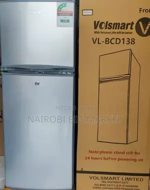 138litres Fridge Double Door Volksmart