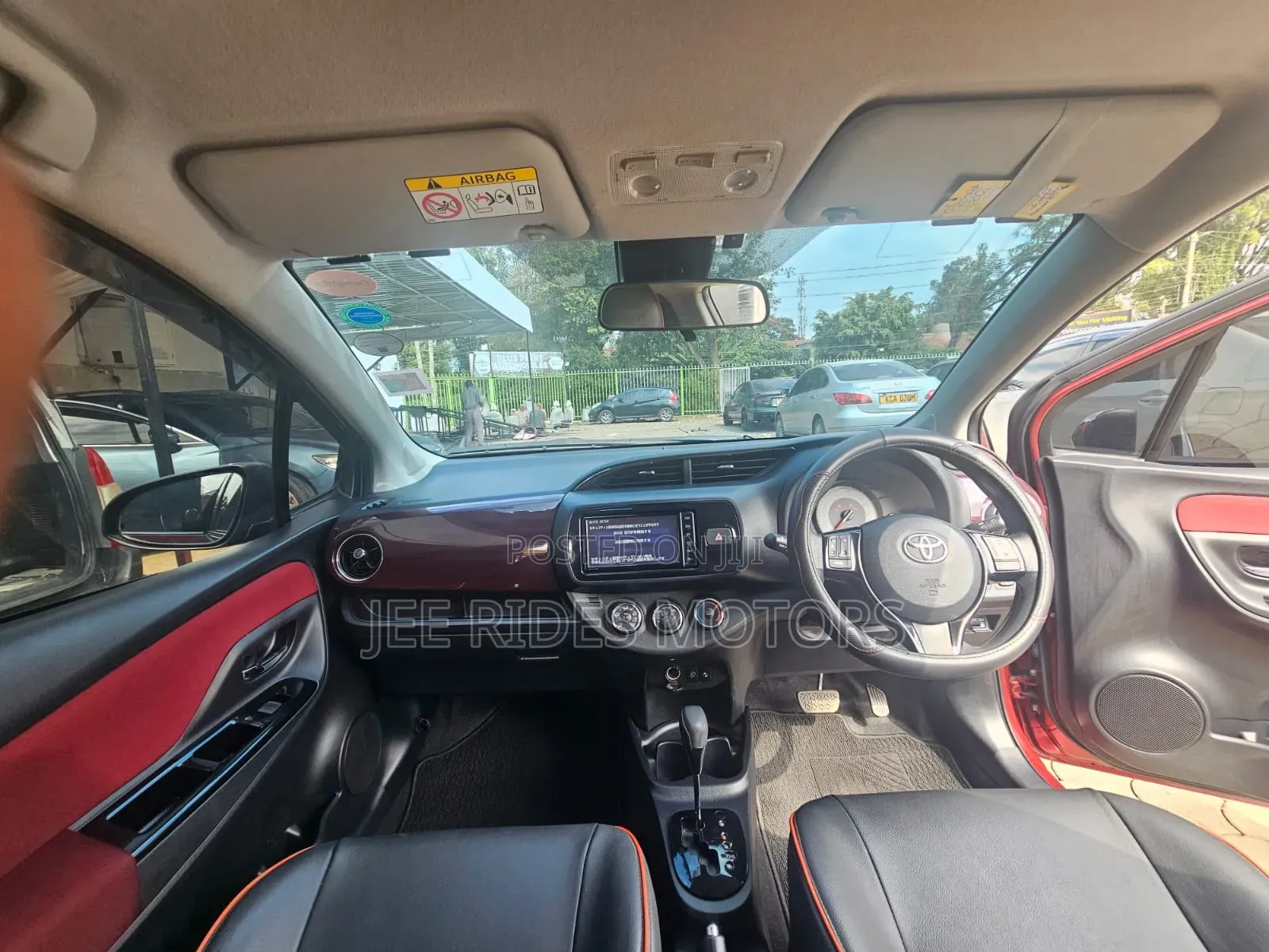 Toyota Vitz 2018 Red