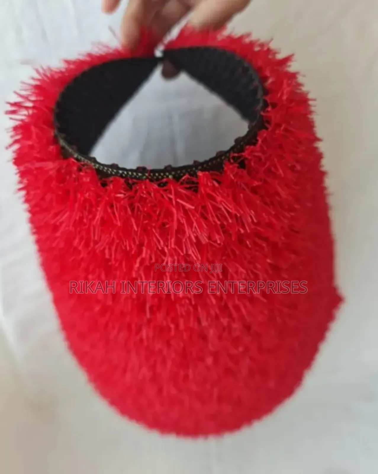 High Table Red Grass Carpets Grass Carpets Environmental Friendly