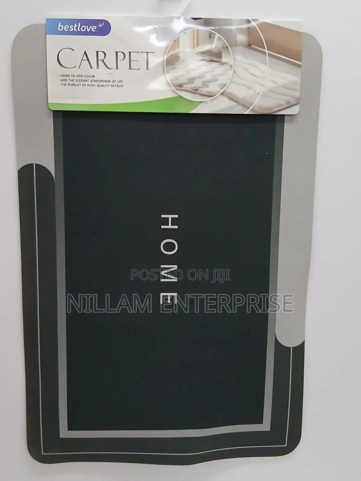 High Density Ant- Slip Rubber Bathroom /Kitchen/Door Mat