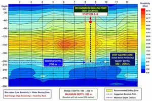 Hydrogeological Survey, Drilling Pump Installation For Bore Hole
