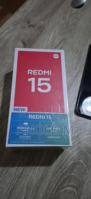 New Xiaomi Redmi 15 128 GB Black