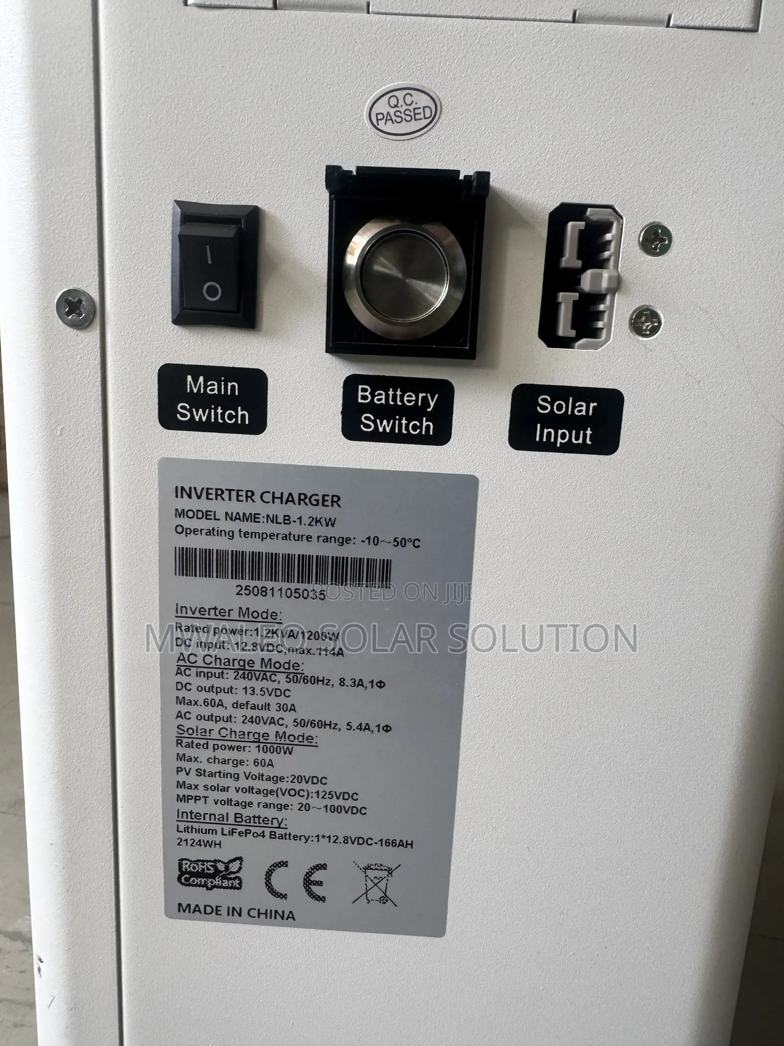 Snadi 1.2kw / 12.8vdc Power Station