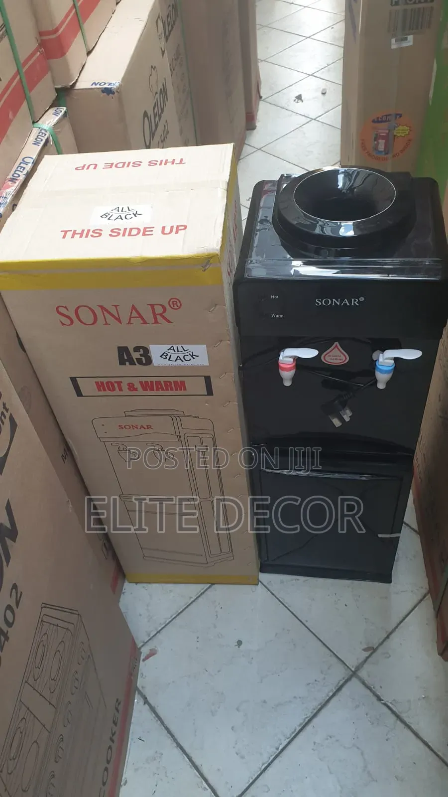 Sonar A3 Hot Normal Water Dispenser – Top Load Water Cooler