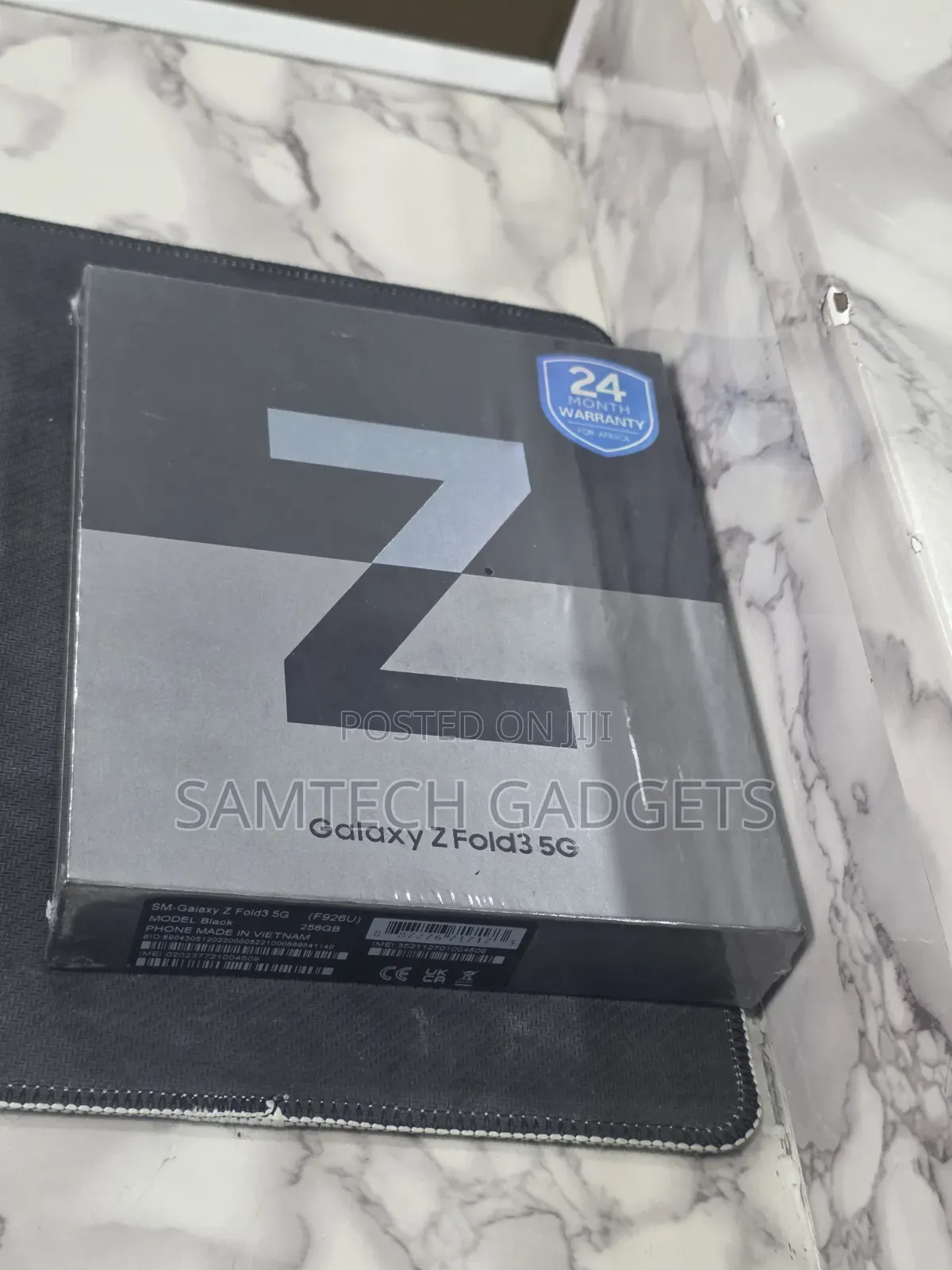New Samsung Galaxy Z Fold3 5G 256 GB Black