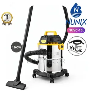 Nunix 15l Wet Dry Vacuum Cleaner – 1200w High Suction Vacuum