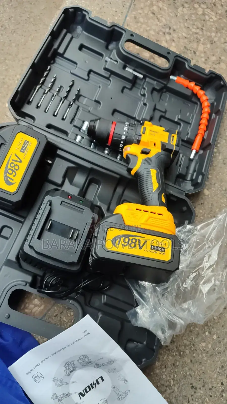 Cordless Drill 198v Brushless