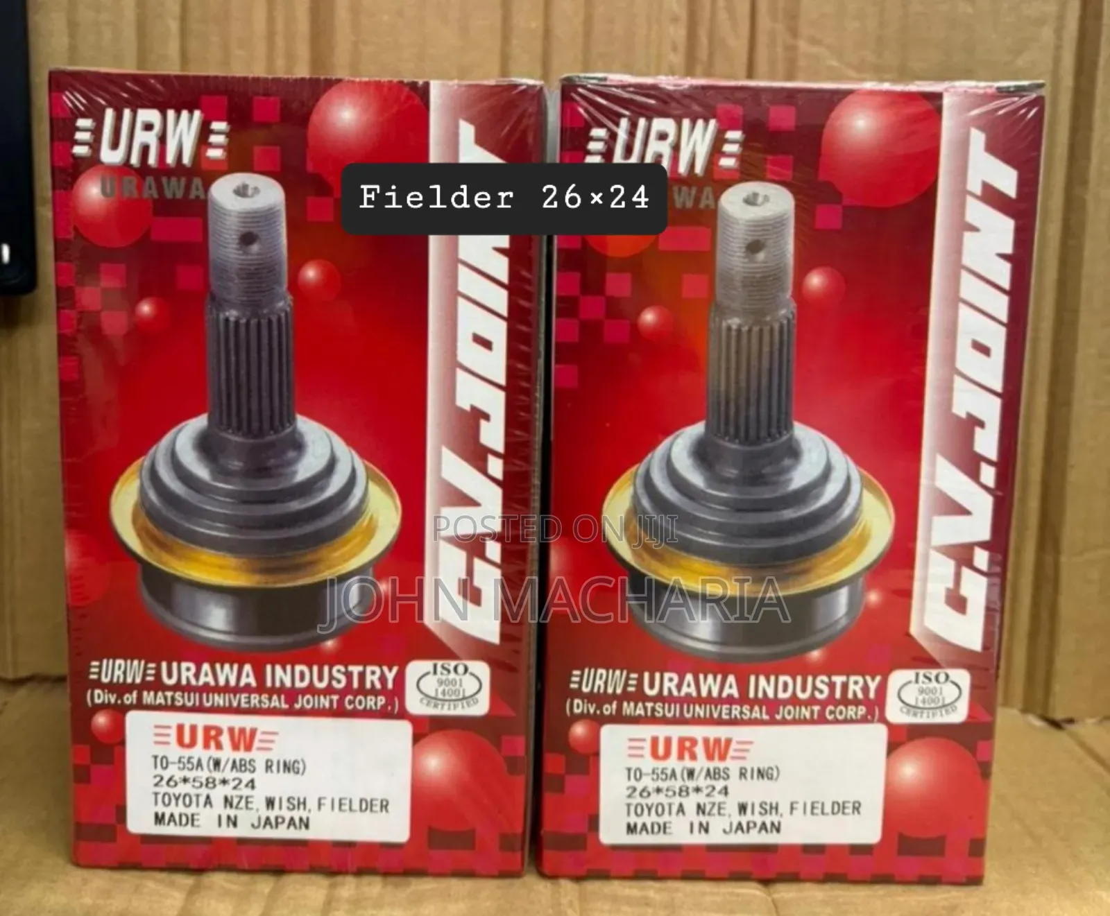 Cv Joints for Toyota Nze, Wish and Toyota Fielder *26 × *24]