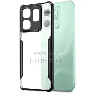 Shockproof Crystal Clear Back Cover Case for Infinix Hot 50i