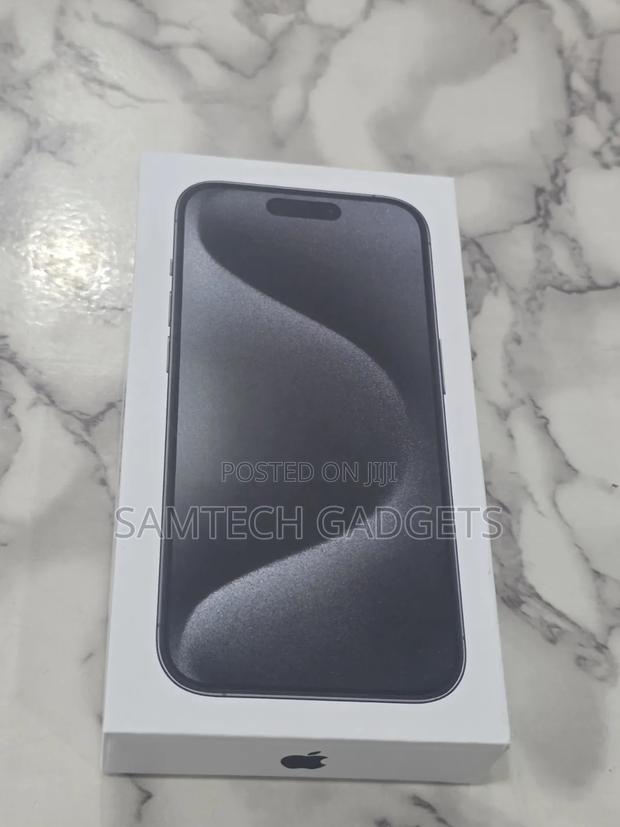 New Apple iPhone 15 Pro 256 GB Black - thumbnail 2