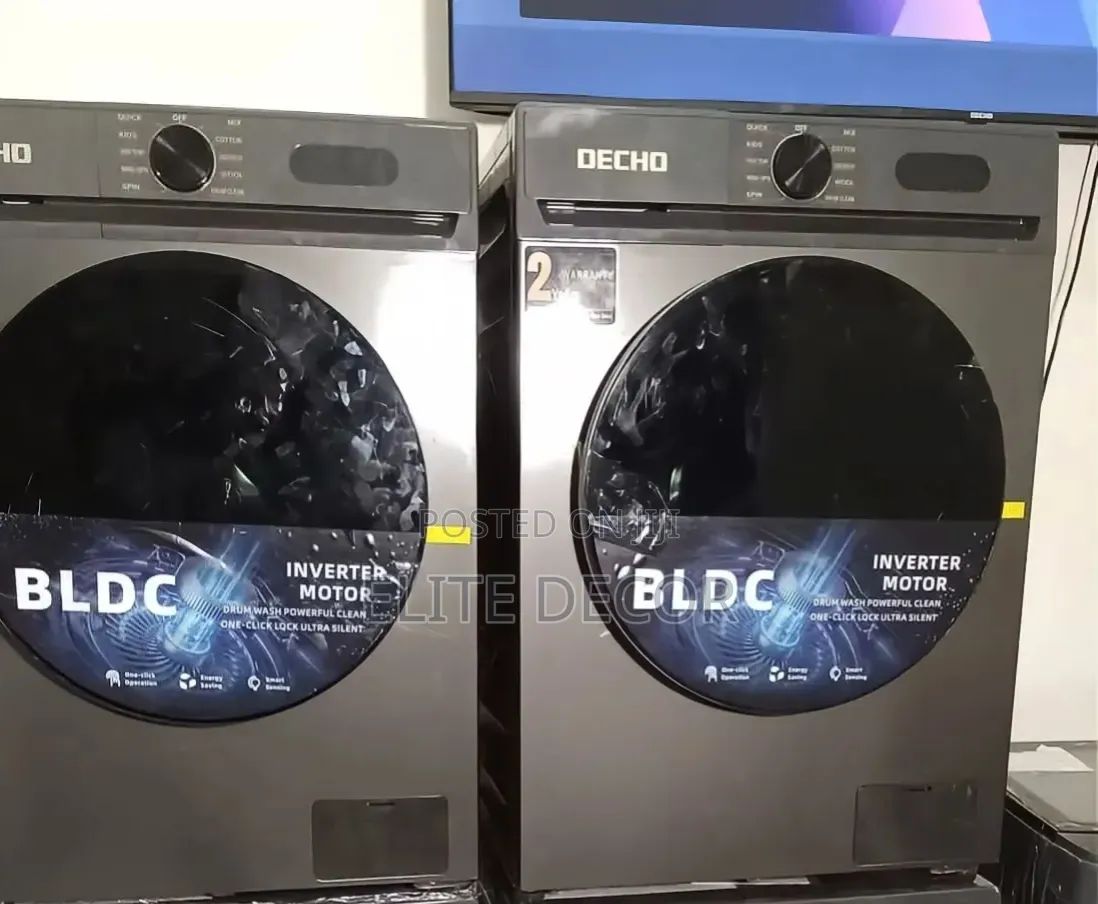 Decho 8kg Front Load Wash and Spin Full Auto Washing Machine