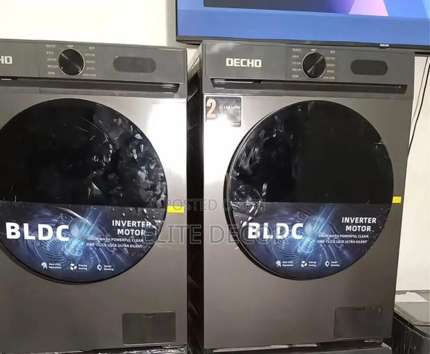 Decho 8kg Front Load Wash and Spin Full Auto Washing Machine - main view