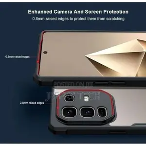 Infinix Note 50 Pro Transparent, Clear and Colorless With Black Edges