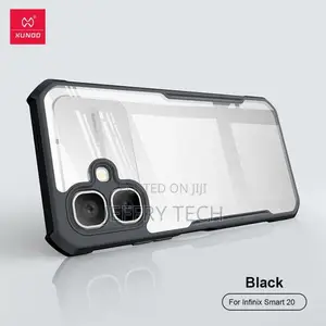 Infinix Smart 20 Transparent, Clear and Colorless With Black Edges Uni