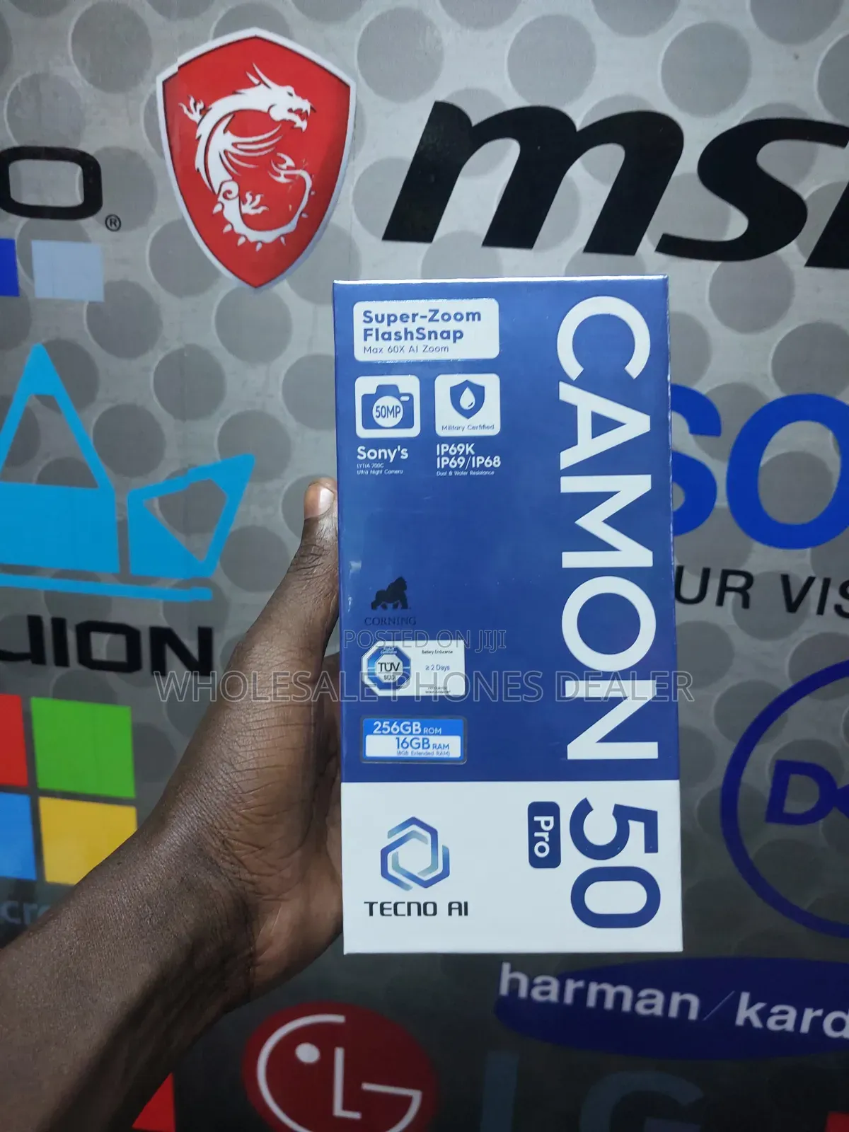New Tecno Camon 50 Pro 256 GB Gray