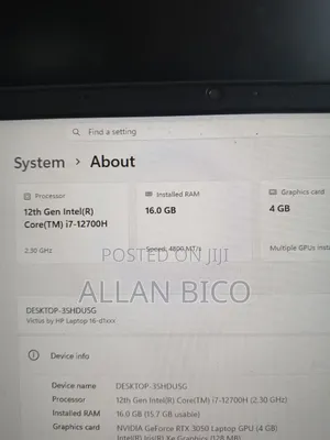Laptop HP Victus 16 16GB Intel SSD 1T