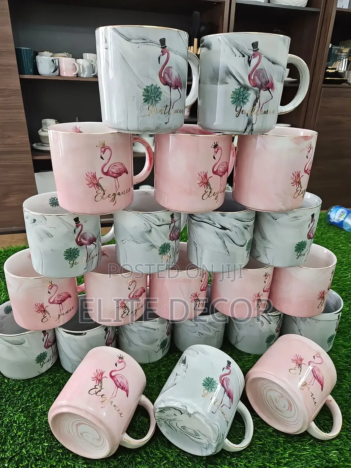 High Quality Ceramic Mug Set (6pcs) – Tea/Coffee Cups Durable Elegant