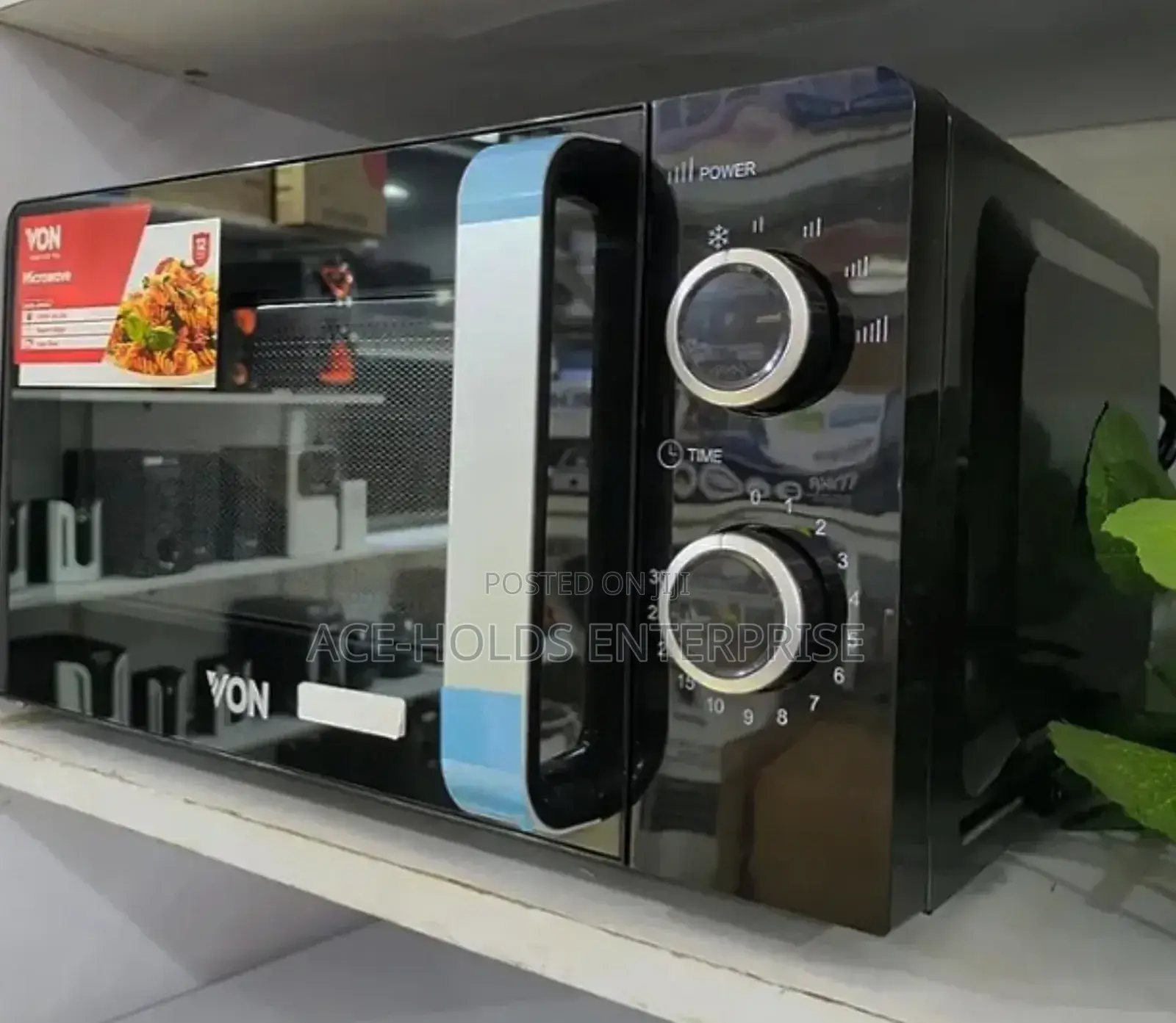 Solo Microwave Oven - 20 Litres Analog Settings Microwave - Black