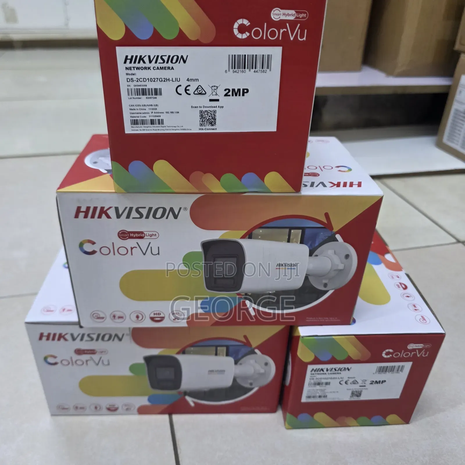 Hikvision 2mp Full Color Network Bullet Camera With Audio Poe