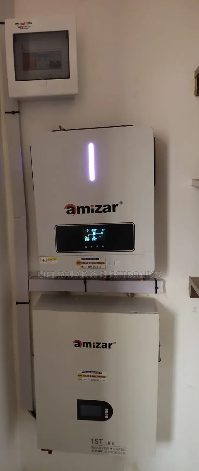 6.2kv - 5.12kw Lithium -(6)615w Solar Free Transport Installation