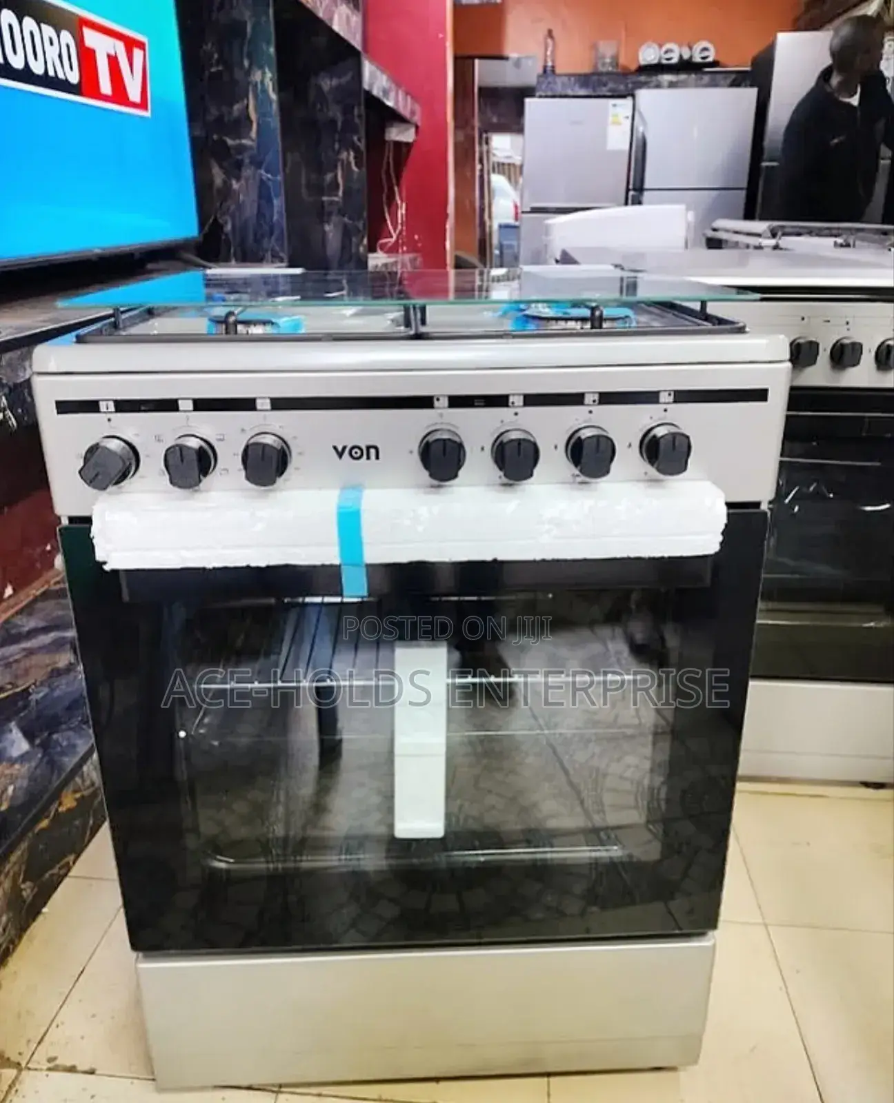 Von 3gas + 1electric Rapid Plate - Gas Sensor, Electric Oven -