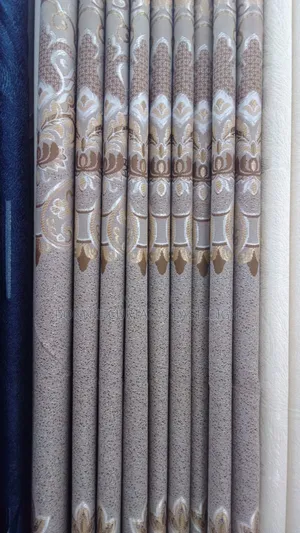 Brown Curtains and Sheers With Rings