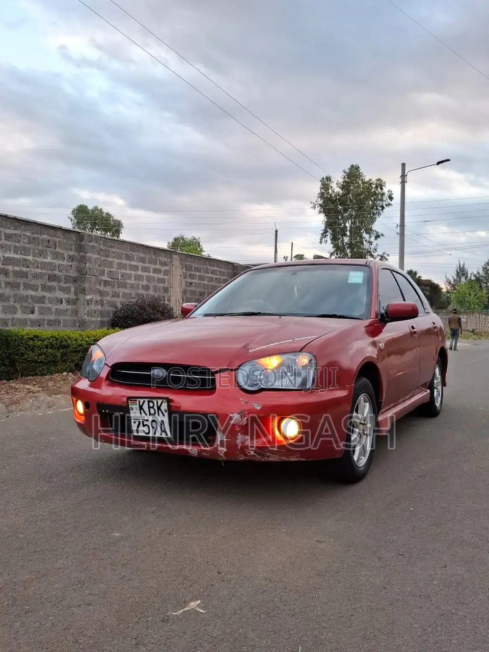 Subaru Impreza 2005 Red